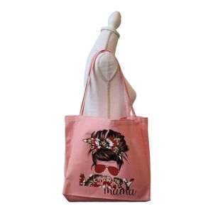 Merry Mama Pink Tote Bag